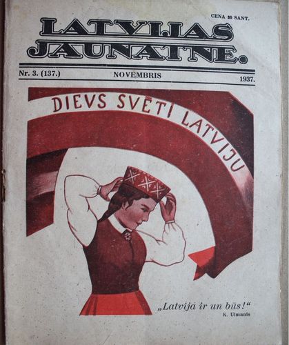 Latvijas Jaunatne. 1937 g. Nr.  3(137).