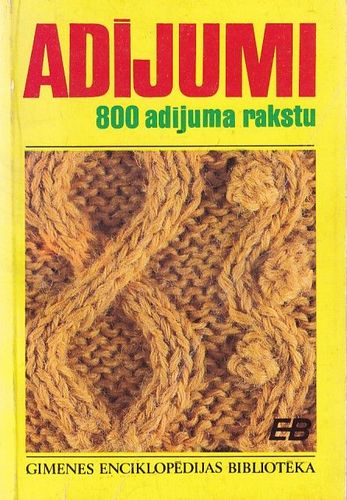 Adījumi. 800 adījuma rakstu