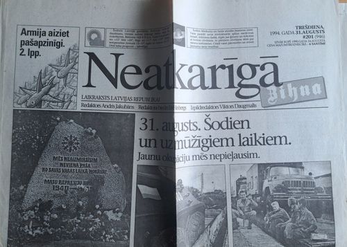 Neatkarīgā Cīņa 31/08/1994