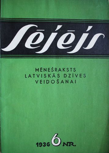 Sējējs. 1936 g. Nr. 6
