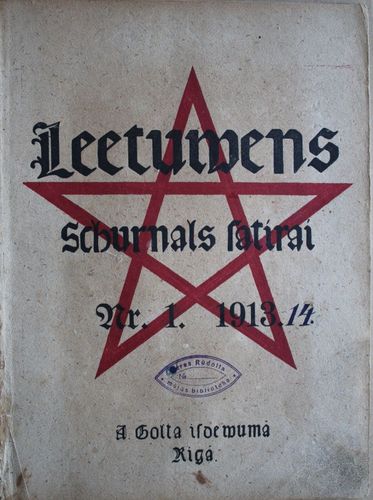 Lietuvēns.  1913 g. Nr.  1.