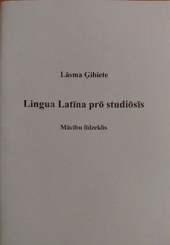 Lingua Latīna prō studiōsīs