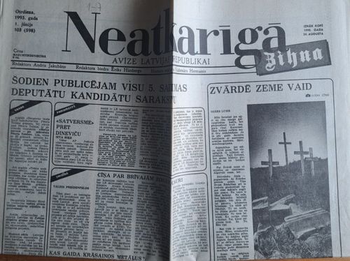 Neatkarīgā Cīņa 1/06/1993