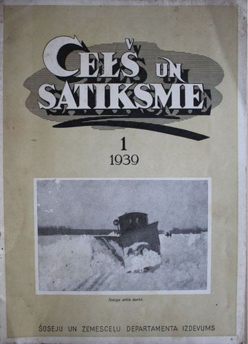 Ceļš un Satiksme. 1939g. Nr.1