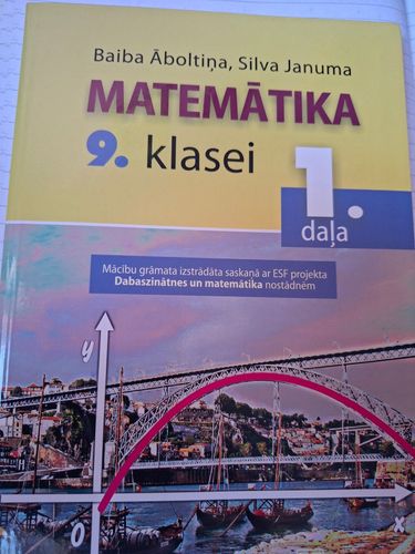 Matemātika 9.klasei 1.daļa