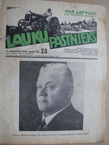Lauku Pastnieks 1937 g. Nr. 23