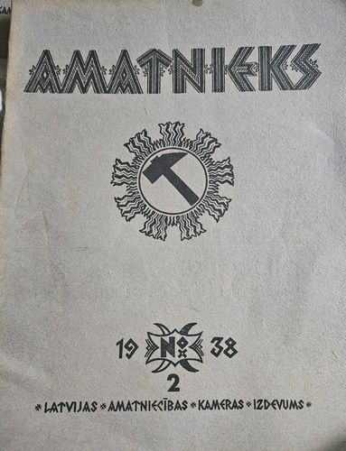 Amatnieks .1938.g Nr.3