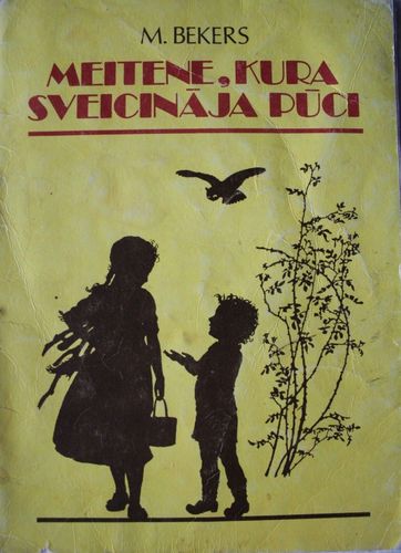 Meitene,kura sveicināja pūci