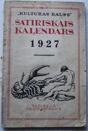 Kultūras Balss Satiriskais kalendars 1927. gadam