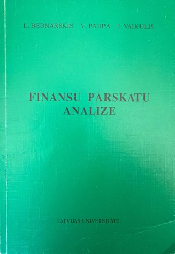 Finansu pārskatu analīze