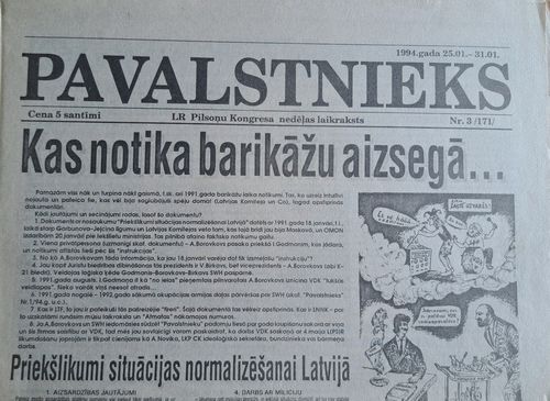 Pavalstnieks 25.-31./01/1994