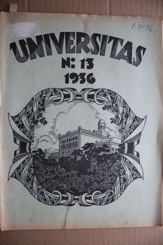 Universitas 1936g. Nr.13