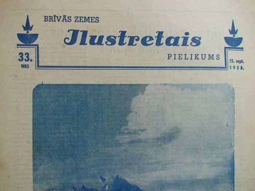 Brīvās Zemes Ilustrētais Pielikums. 1938 g. Nr.33