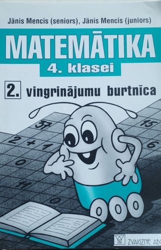 Matemātika 4.klasei 2.vingrinājumu burtnīca