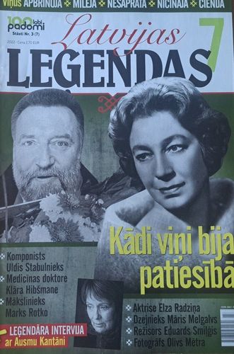 Latvijas leģendas 2022 Nr. 3