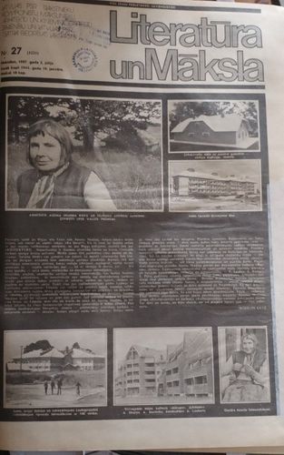 Literatūra un māksla Nr 1987 gads Nr. 27-52. 
