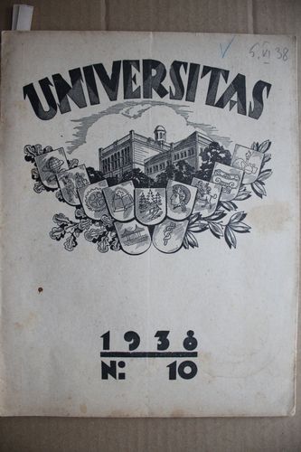 Universitas 1938g. Nr. 10