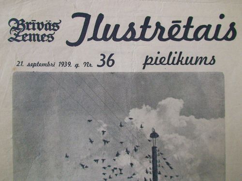 Brīvās Zemes Ilustrētais Pielikums. 1939 g. Nr.36