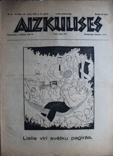 Aizkulises.  1926 g.Nr.25