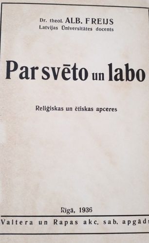Par svēto un labo