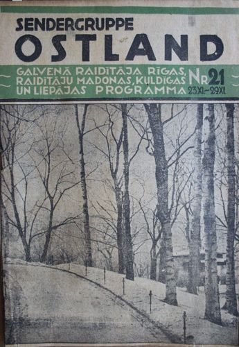 Sendergruppe Ostland.  1941 g. Nr.  21