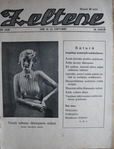 Zeltene. 1939 g. Nr. 19/20