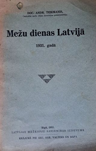 Mežu dienas Latvijā 1931. gadā