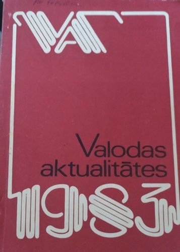 Valodas aktualitātes 1983