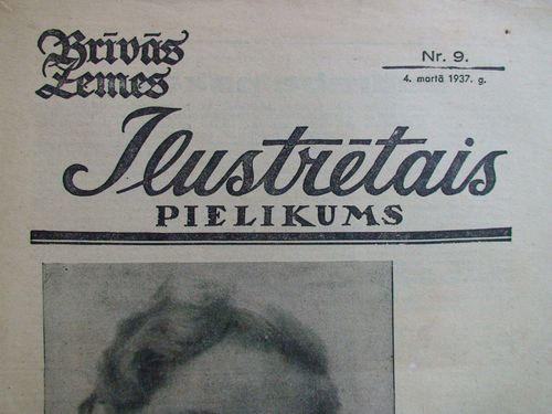 Brīvās Zemes Ilustrētais Pielikums. 1937 g. Nr.9