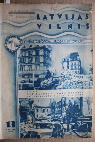 Latvijas Vilnis. 1940 g.  Nr. 13