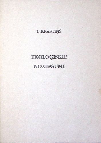 Ekoloģiskie noziegumi