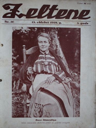 Zeltene. 1928 g. Nr.  20
