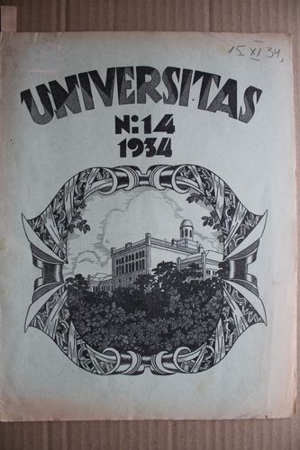 Universitas 1934 g. Nr.14