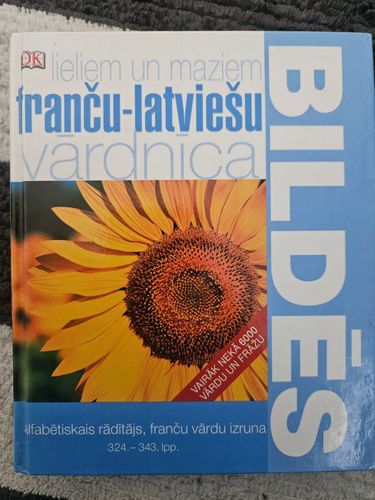 franču latviešu vārdnīca BILDĒS