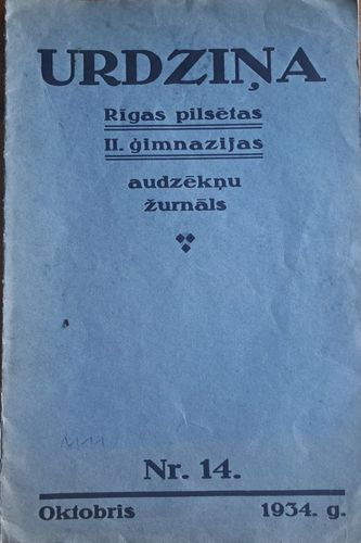 Urdziņa Nr. 14 1934