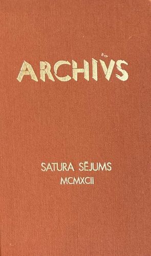 Archivs Satura sējums