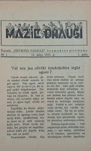 Mazie draugi 15/07/1935