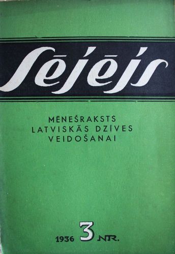 Sējējs.  1936 g. Nr. 3