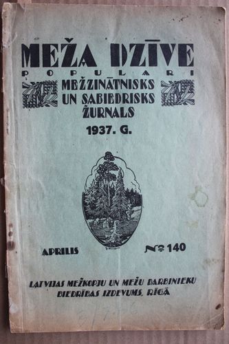 Meža Dzīve. 1937g. Nr. 140
