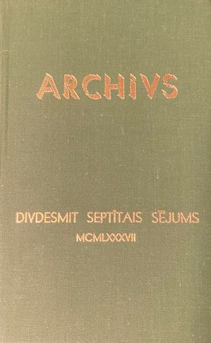 Archivs XXVII