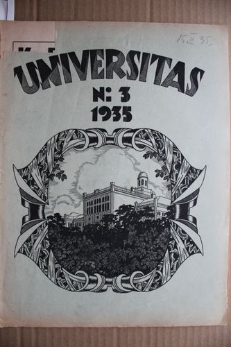 Universitas 1935 g. Nr.3