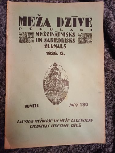 MEŽA DZĪVE 1936.g.junijs