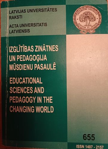 Izglītības zinātnes un pedagoģija mūsdienu  pasaulē