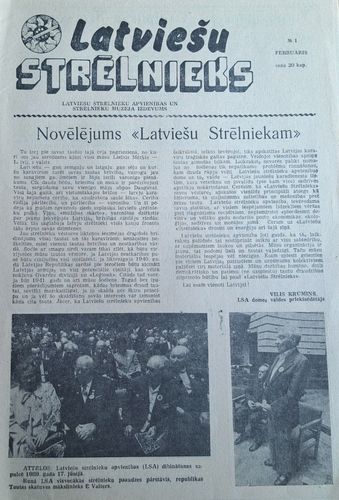 Latviešu Strēlnieks Nr. 1 1990