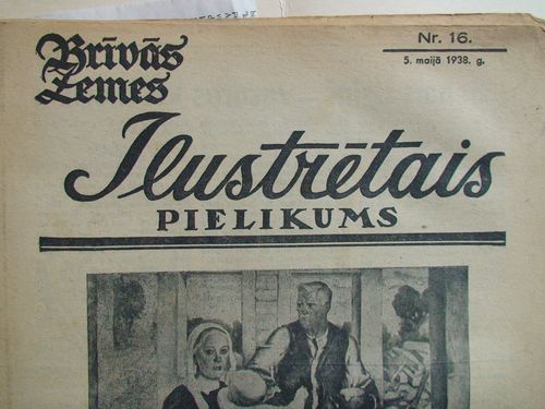 Brīvās Zemes Ilustrētais Pielikums. 1938 g. Nr. 16