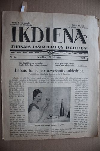 Ikdiena.  1927g. Nr. 9