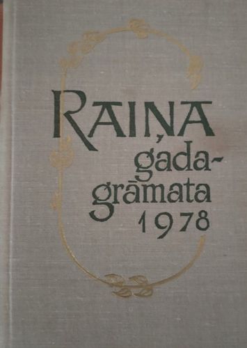 Raiņa gadagrāmata 1978
