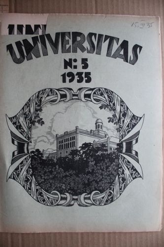 Universitas 1935 g. Nr.5