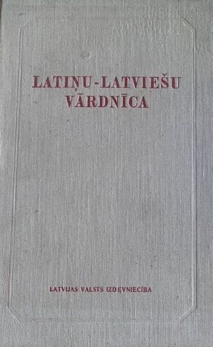 Latiņu - latviešu vārdnīca