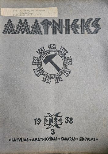 Amatnieks .1938.Nr.3
